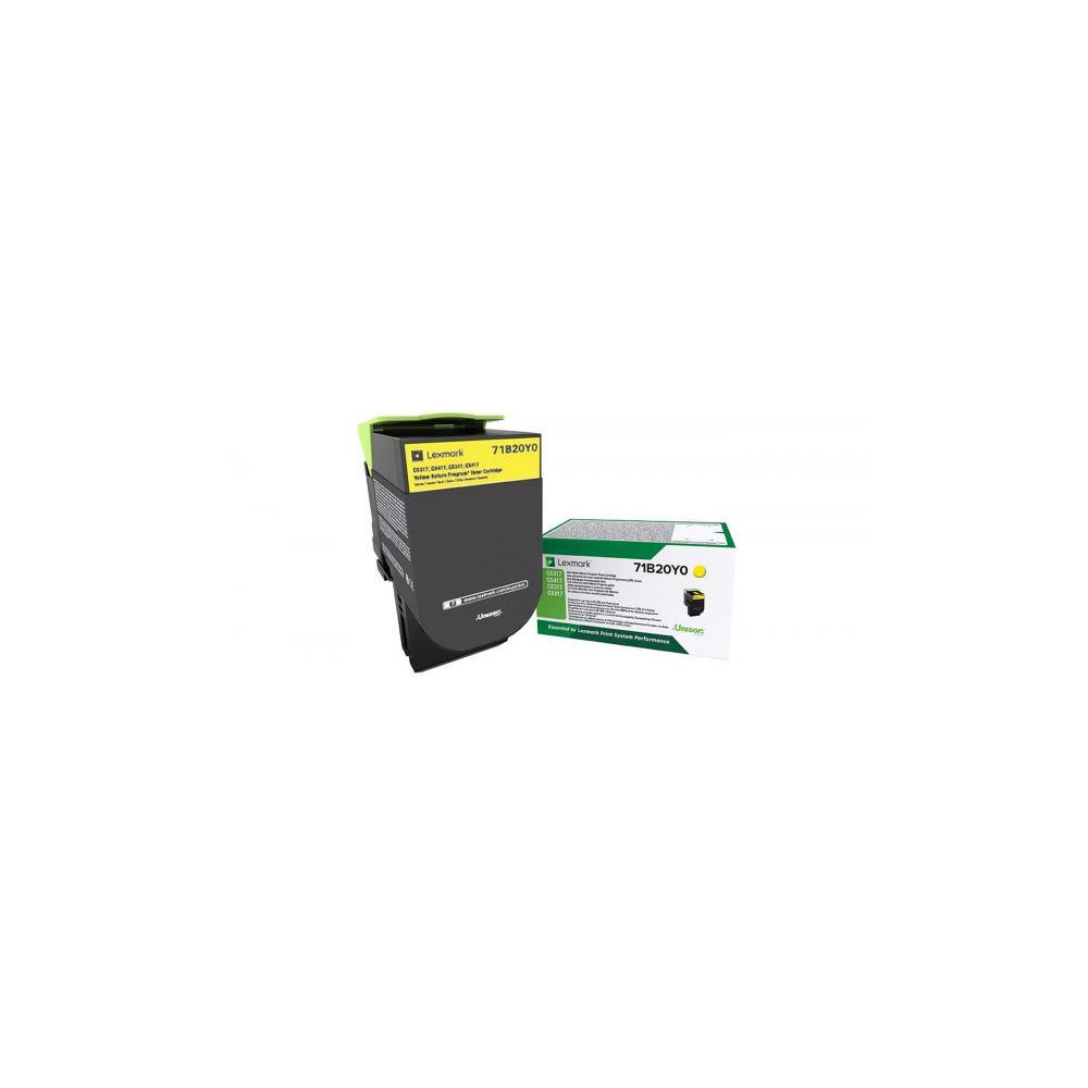 ORIGINAL Lexmark toner giallo 71B20Y0 CS/CX317/417/517 ~2300 Seiten