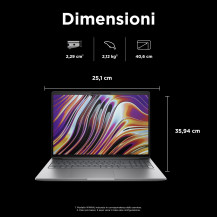 HP ZBook Power G11 Wolf Pro Security Edition Intel Core Ultra 9 185H Workstation mobile 40,6 cm (16") WUXGA 32 GB DDR5-SDRAM 1 T