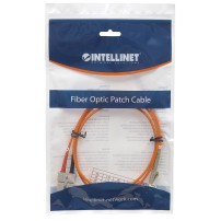 Intellinet 1.0m LC-SC M/M cavo InfiniBand e in fibra ottica 1 m Arancione