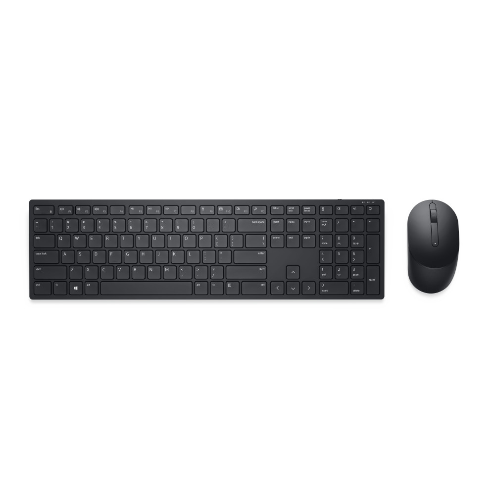 DELL Tastiera e mouse Pro - KM5221W - Inglese (Stati Uniti internazionale) (QWERTY) - neri