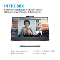 HP E24m G4 FHD USB-C Conferencing Monitor