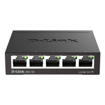 D-Link DGS-105 Non gestito L2 Gigabit Ethernet (10/100/1000) Nero