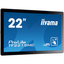 iiyama ProLite TF2215MC-B2 Monitor PC 54,6 cm (21.5") 1920 x 1080 Pixel Full HD LED Touch screen Multi utente Nero
