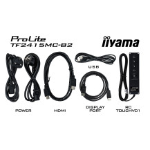 iiyama ProLite TF2215MC-B2 Monitor PC 54,6 cm (21.5") 1920 x 1080 Pixel Full HD LED Touch screen Multi utente Nero