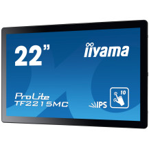 iiyama ProLite TF2215MC-B2 Monitor PC 54,6 cm (21.5") 1920 x 1080 Pixel Full HD LED Touch screen Multi utente Nero
