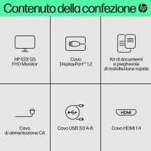 HP E-Series Monitor E22 G5 FHD