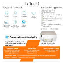 HP ENVY Inspire 7220e Wireless All-in-One Colore Stampante, Instant Ink; Fotocopiatrice, scanner