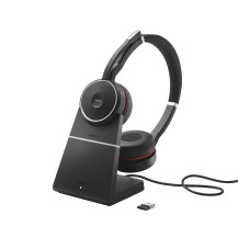Jabra Evolve 75 SE Auricolare Con cavo e senza cavo A Padiglione Musica e Chiamate Bluetooth Base di ricarica Nero