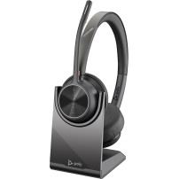 HP Poly Cuffie Poly Voyager 4320 UC stereo USB-A + adattatore USB-A BT700 + supporto per ricarica