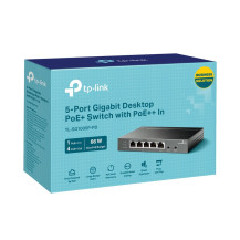 TP-Link TL-SG1005P-PD switch di rete Gigabit Ethernet (10/100/1000) Supporto Power over Ethernet (PoE) Nero