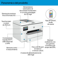 HP OfficeJet Pro 9730e Wireless All-in-One Colore Stampante, Instant Ink; Stampa fronte/retro