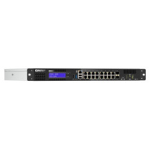 QNAP QGD-1600 Gestito Gigabit Ethernet (10/100/1000) 1U Nero, Grigio