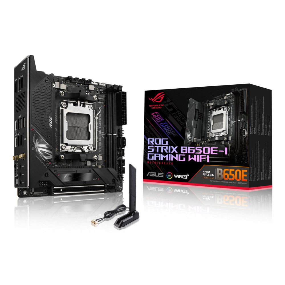 ASUS ROG STRIX B650E-I GAMING WIFI AMD B650 Socket AM5 mini ITX