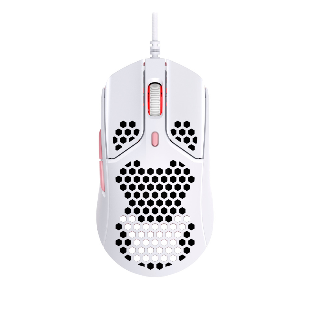HyperX Pulsefire Haste – Gaming mouse (bianco-rosa)