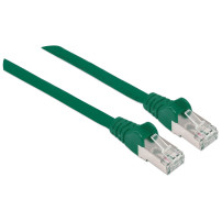 Intellinet 350594 cavo di rete Verde 0,5 m Cat6a S/FTP (S-STP)