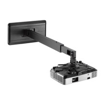 Techly ICA-PM 21 supporto per proiettore Parete Nero