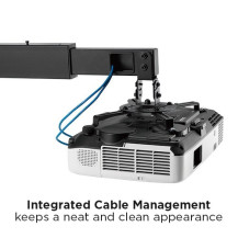 Techly ICA-PM 21 supporto per proiettore Parete Nero