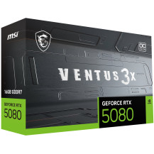 MSI VENTUS GeForce RTX5080 16G 3X OC NVIDIA GeForce RTX 5080 16 GB GDDR7
