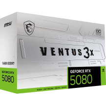 MSI VENTUS GEFORCE RTX 5080 16G 3X OC WHITE scheda video NVIDIA 16 GB GDDR7