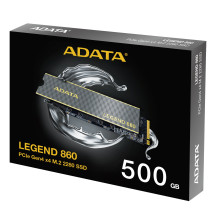 ADATA LEGEND 860 SLEG-860-500GCS drives allo stato solido 500 GB M.2 PCI Express 4.0 NVMe 3D NAND