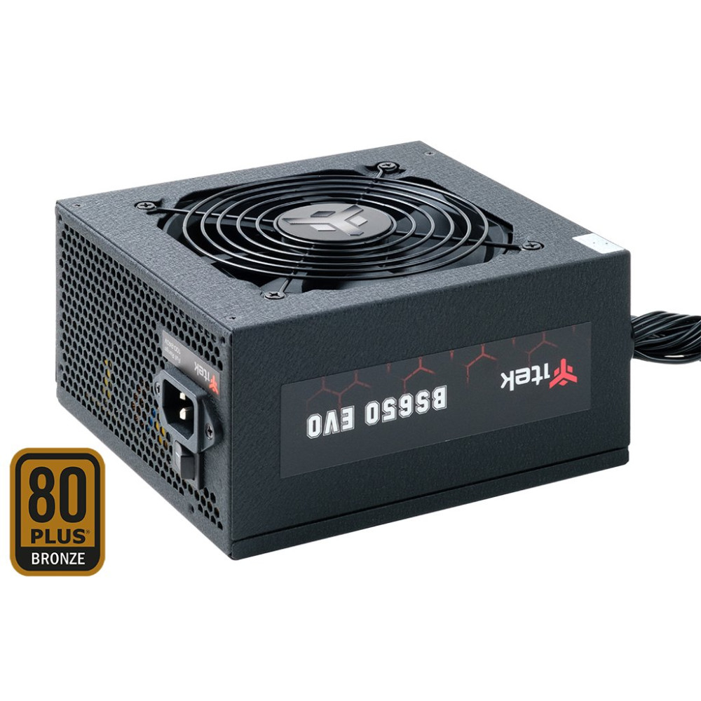 itek BS650 EVO alimentatore per computer 650 W 24-pin ATX ATX Nero