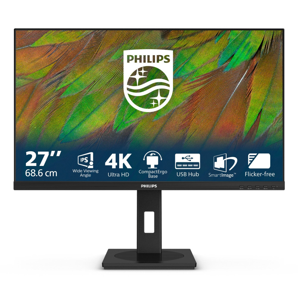 Philips 3000 series 27B1N3800/00 LED display 68,6 cm (27") 3840 x 2160 Pixel 4K Ultra HD LCD Nero