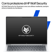HP EliteBook 8 G1a Next Gen AI PC Wolf Pro Security Edition Copilot+ PC AMD Ryzen AI 7 350 Computer portatile 40,6 cm (16") WUXG