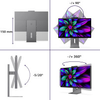 Philips Brilliance 27E3U7903/00 Monitor PC 68,6 cm (27") 5120 x 2880 Pixel 5K Ultra HD LCD Grigio