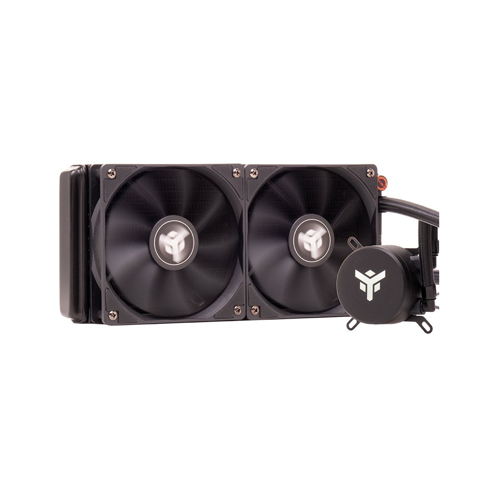 itek ICECORE 240 Processore Kit di raffreddamento a liquido 12 cm Nero 1 pz