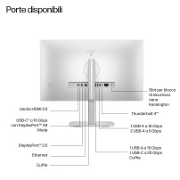 HP EliteStudio 8 All-in-One G1i 27 inch Desktop AI PC Wolf Pro Security Edition Intel Core Ultra 7 68,6 cm (27") 2560 x 1440 Pix
