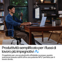 HP EliteBook 8 G1i Next Gen AI PC Wolf Pro Security Edition Copilot+ PC Intel Core Ultra 5 226V Computer portatile 40,6 cm (16")