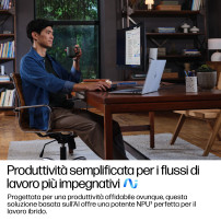 HP EliteBook 8 G1i Next Gen AI PC Wolf Pro Security Edition Copilot+ PC Intel Core Ultra 5 226V Computer portatile 40,6 cm (16")