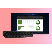 HP ProDesk 4 G1i AI PC Intel Core Ultra 5 235T 16 GB DDR5-SDRAM 1 TB SSD Windows 11 Pro Mini PC Nero