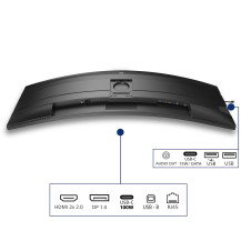 Philips 5000 series 49B2U5900C/00 Monitor PC 124 cm (48.8") 5120 x 1440 Pixel Dual QHD LCD Nero