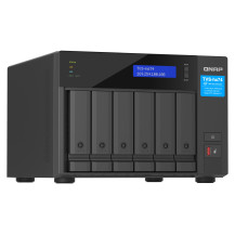 QNAP TVS-h674 NAS Tower Intel® Core™ i3 i3-12100 16 GB DDR4 0 TB QuTS hero Nero