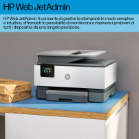 HP OfficeJet Pro 9120b Wireless All-in-One Colore Stampante, Stampa fronte/retro; fotocopiatrice, scanner