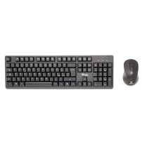 itek DEC W01 tastiera Mouse incluso Universale RF Wireless QWERTY Inglese, Italiano Nero