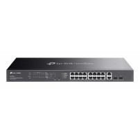 TP-Link Omada ES220GMP switch di rete Gestito L2 Gigabit Ethernet (10/100/1000) Supporto Power over Ethernet (PoE) Nero