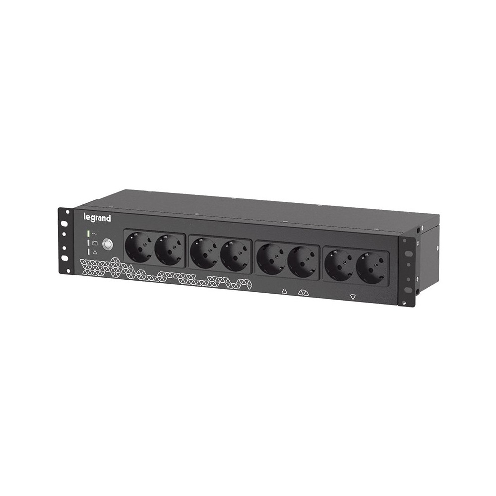 Legrand Keor ASI PDU 800VA FR/GR/IT INPUT 8 GR/IT OUTPUT BLACK gruppo di continuità (UPS) Standby (Offline) 0,8 kVA 480 W 8 pres