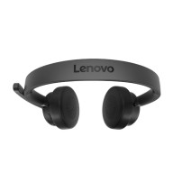 Lenovo Wireless VoIP Headset Auricolare A Padiglione Ufficio Bluetooth Nero