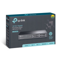 TP-Link TL-SG1016PE Gestito L2 Gigabit Ethernet (10/100/1000) Supporto Power over Ethernet (PoE) 1U Nero
