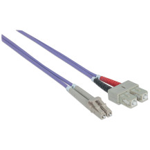 Intellinet 750936 cavo InfiniBand e in fibra ottica 3 m LC SC Viola