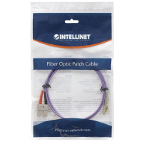Intellinet 750936 cavo InfiniBand e in fibra ottica 3 m LC SC Viola