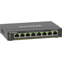 NETGEAR 8-Port Gigabit Ethernet PoE+ Plus Switch (GS308EP) Gestito L2/L3 Gigabit Ethernet (10/100/1000) Supporto Power over Ethe