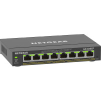 NETGEAR 8-Port Gigabit Ethernet PoE+ Plus Switch (GS308EP) Gestito L2/L3 Gigabit Ethernet (10/100/1000) Supporto Power over Ethe