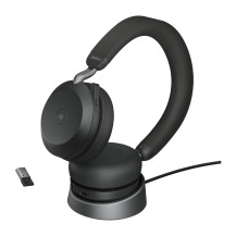 Jabra Evolve2 75 Auricolare Wireless A Padiglione Ufficio Bluetooth Base di ricarica Nero
