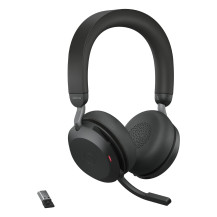Jabra Evolve2 75 Auricolare Con cavo e senza cavo A Padiglione Ufficio Bluetooth Base di ricarica Nero