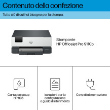 HP OfficeJet Pro 9110b Wireless Colore Stampante, Stampa fronte/retro