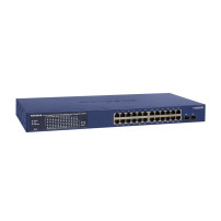 NETGEAR GS724TP-300EUS switch di rete Gestito L2/L3/L4 Gigabit Ethernet (10/100/1000) Supporto Power over Ethernet (PoE) Blu