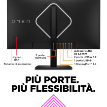 OMEN by HP Monitor da gaming 27" FHD 240 Hz – OMEN 27s
